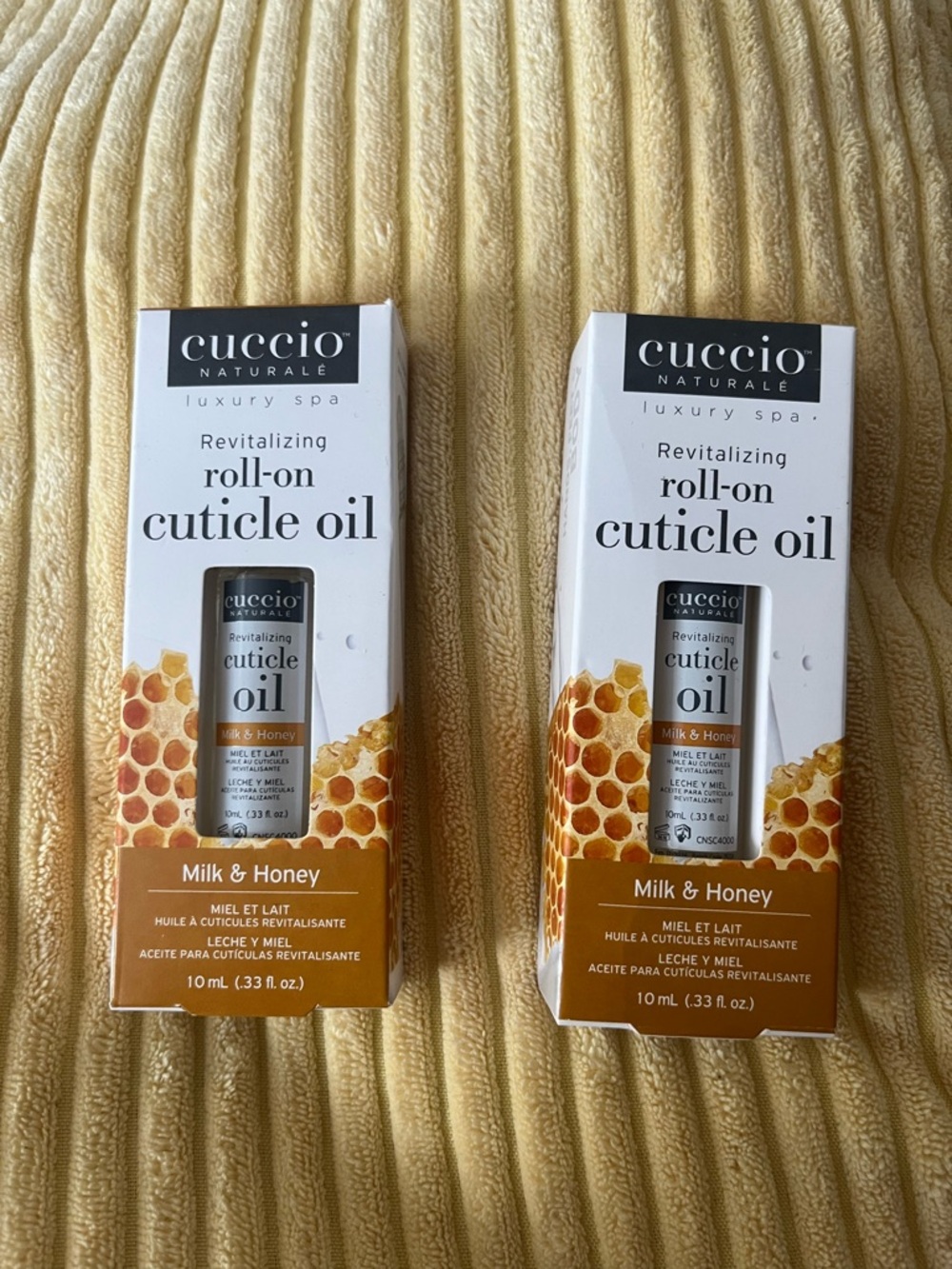 Cuccio Naturale Revitalizing Roll-On Cuticle Oil - Milk & Honey (Set of 2)